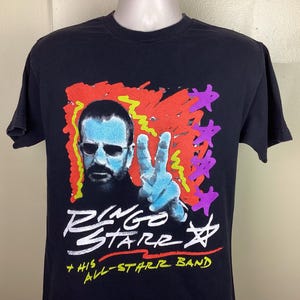 ヴィンテージ 2003 リンゴ・スター コンサート Tシャツ ブラック M Y2K