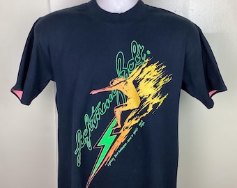 トップス 70s Lightning Bolt vintage shirt Rare Vintage 70's Lightning Bolt Surf Shirt Size Small | eBay