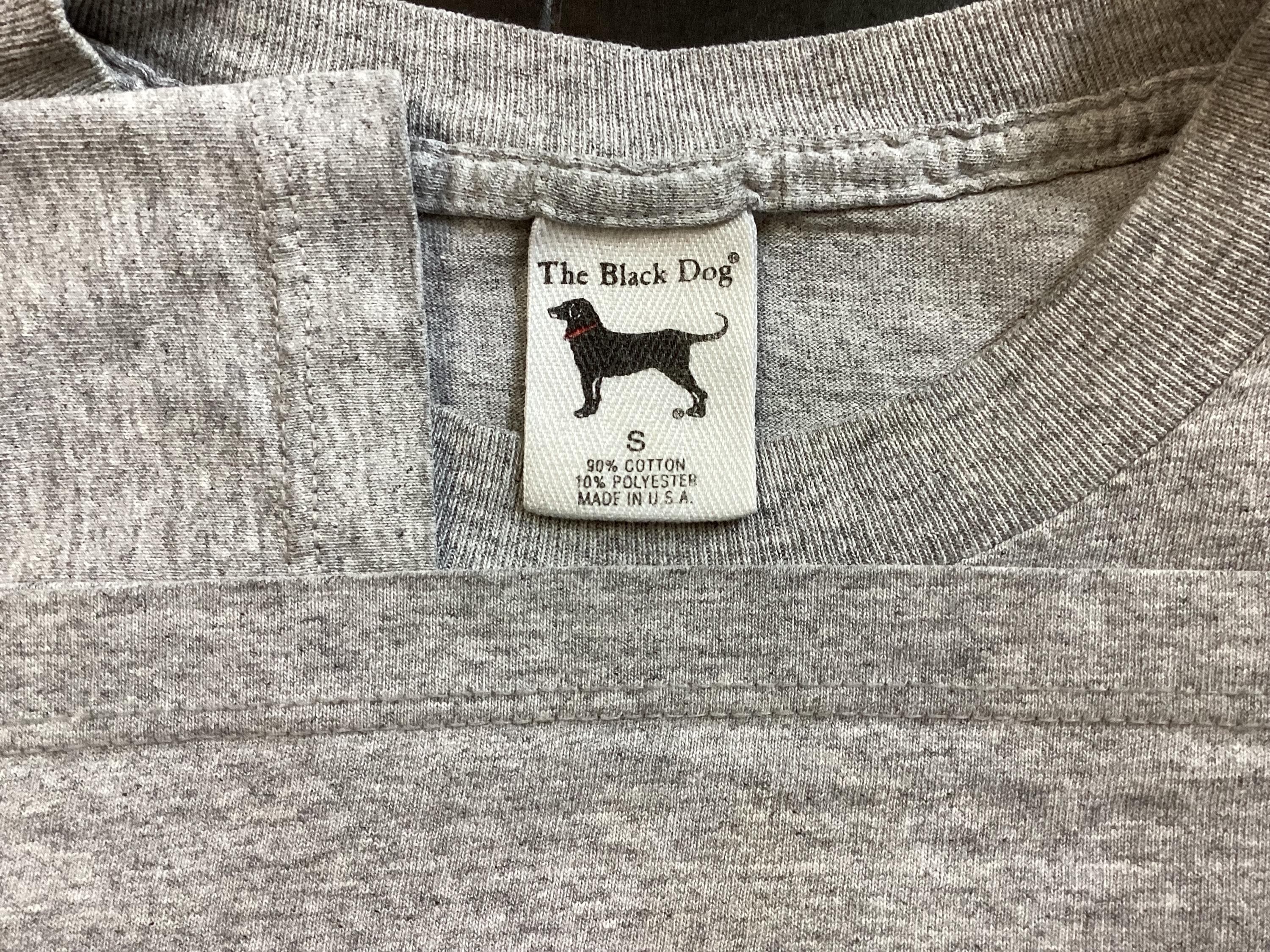 97s The Black Dog Martha's Vineyard USA製 The Black Dog Brand Red Graphic T Shirt Martha's Vineyard