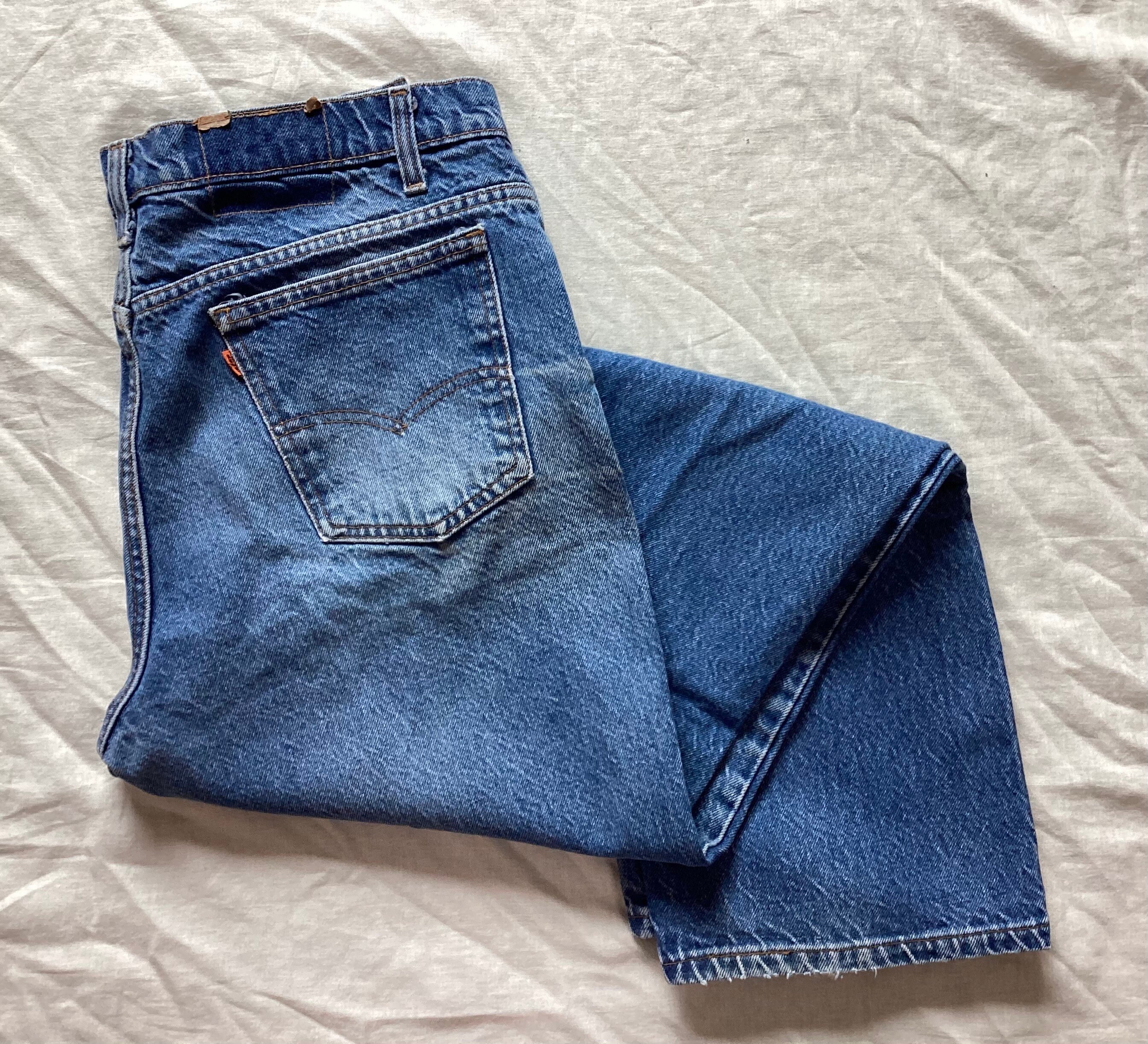 Levi's 80s 517 スタプレ W36 L32 Vtg 80s 90s Levi's 517 Orange Tab Jeans W36 L32 Blue Medium
