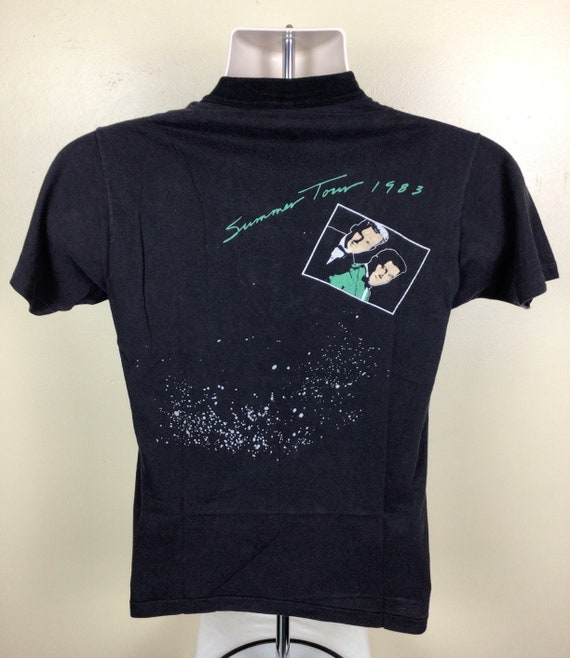 Vtg 1983 Simon And Garfunkel Concert T-Shirt Blac… - image 4