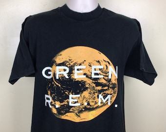 Vtg  R.E.M. Automatic for the People T shirt Black XL s   Etsy