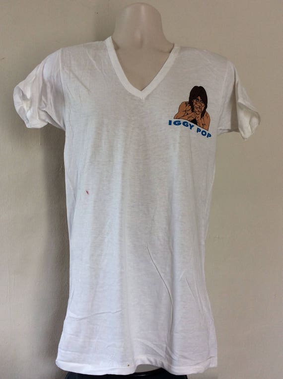 Vtg 1982 Iggy Pop Breaking Point Tour Concert T-Sh