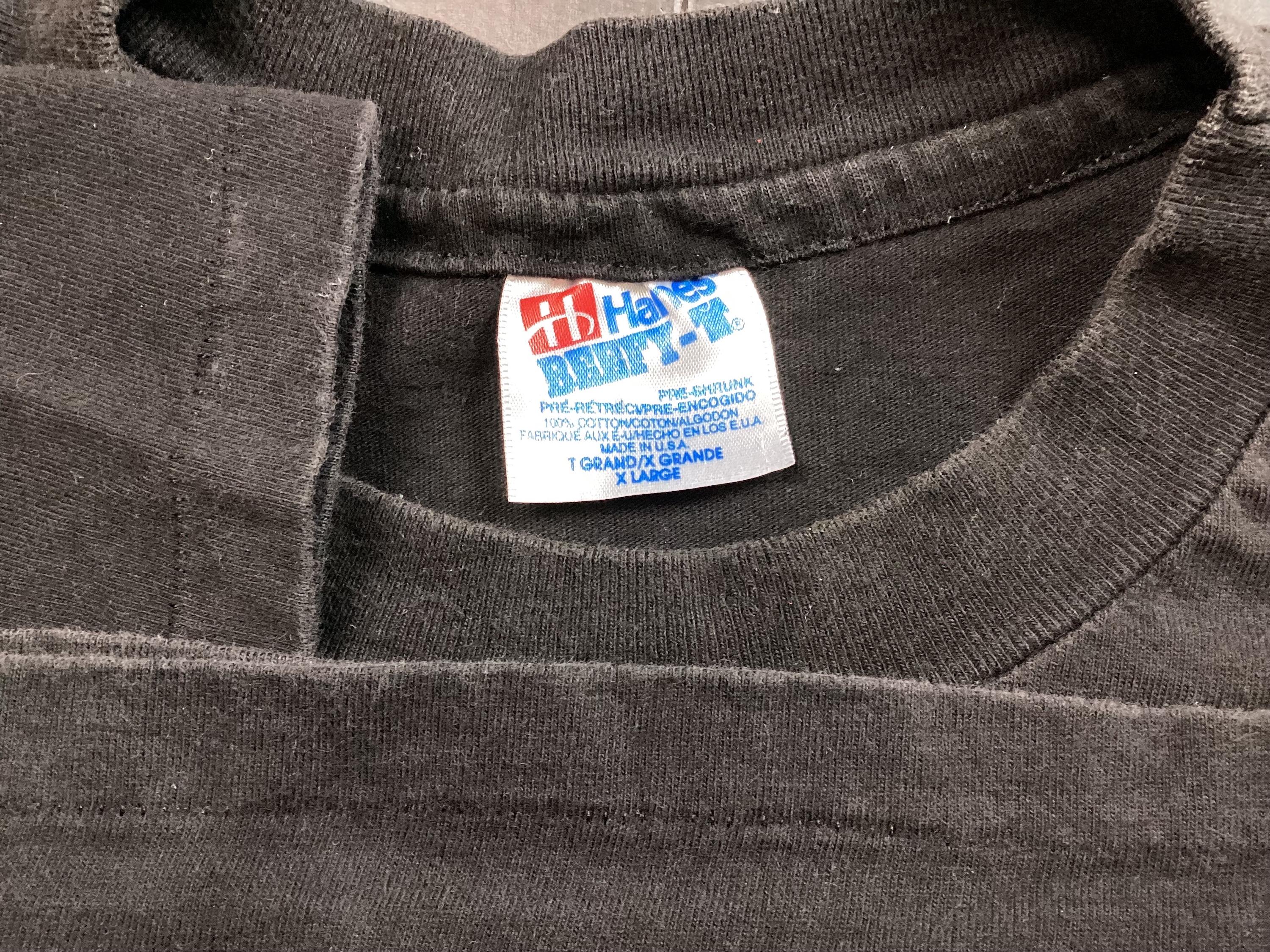 ヴィンテージ 90年代初頭 グスタフ・クリムト 接吻 Tシャツ ブラック 