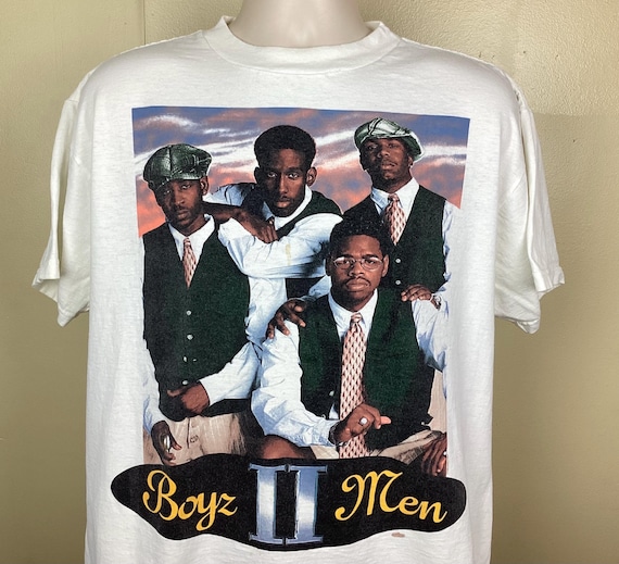 Vtg 1995 Boyz II Men Concert T-shirt White XL 90s Pop Hip Hop