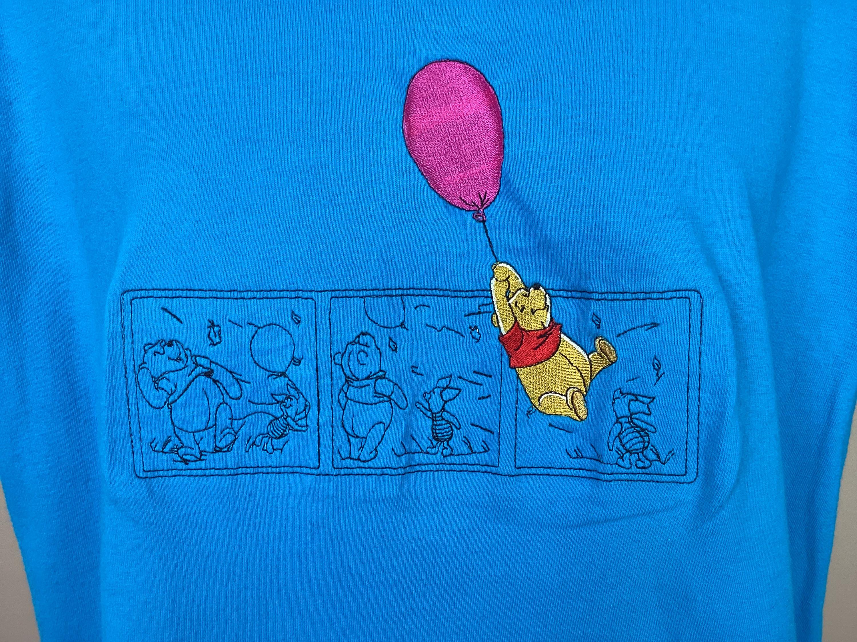 ヴィンテージ 90年代 くまのプーさん Tシャツ ターコイズブルー XL 