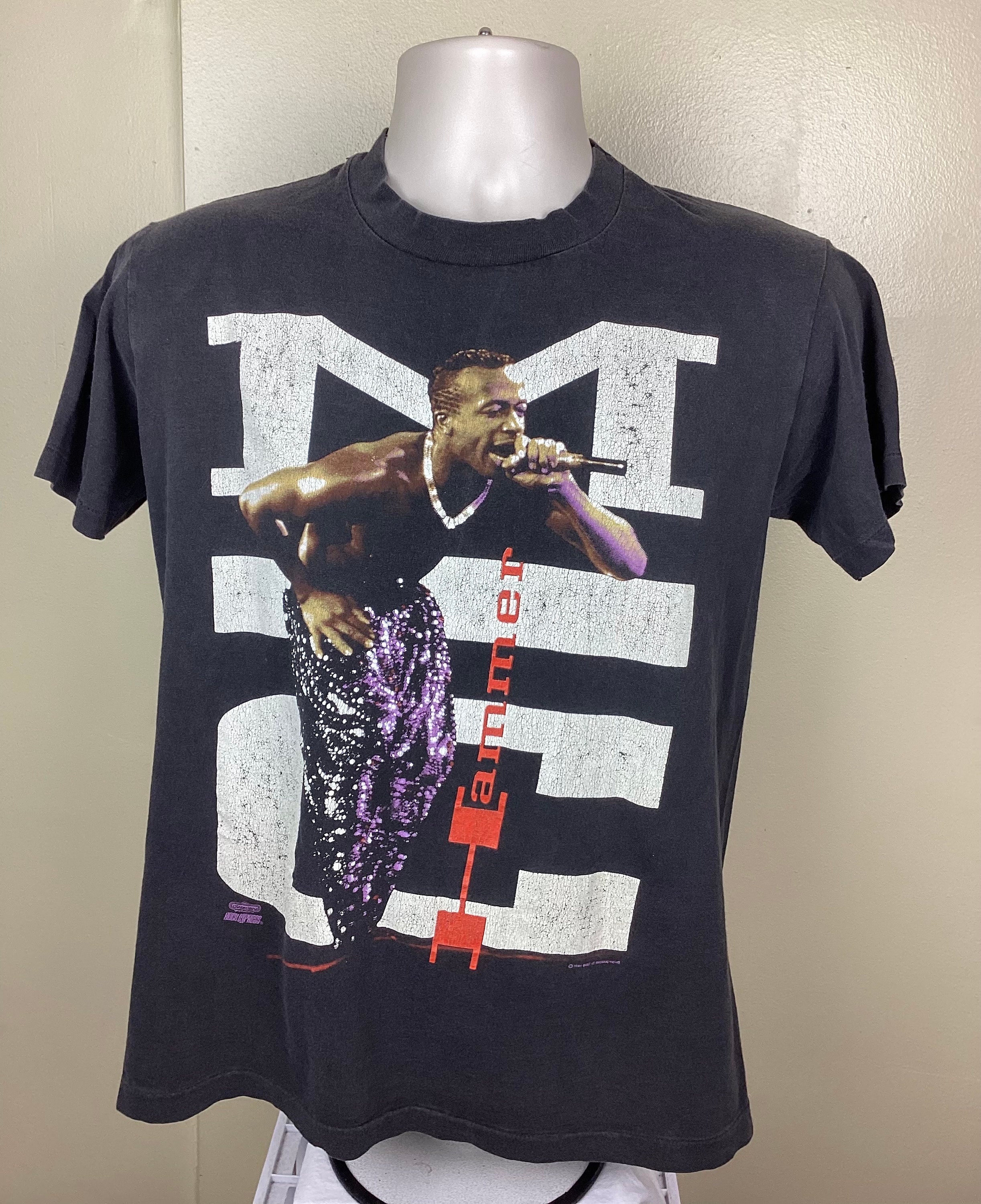 L　80s　90s　MCハマー　Tシャツ　ラップT　黒　MC HAMMER L 80s 90s MCハマー Tシャツ ラップT 黒 MC HAMMER