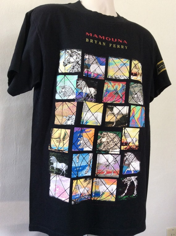 Vtg 1994 Bryan Ferry Mamouna Concert T-Shirt Blac… - image 2