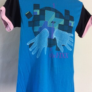 Vtg 1984 the Fixx Phantom Tour Concert T-shirt Blue M/L 80s New Wave