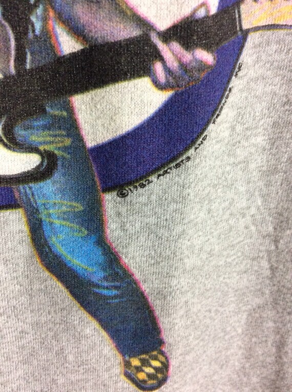 Vtg 1982 Greg Kihn Band Concert T-Shirt Heather G… - image 6