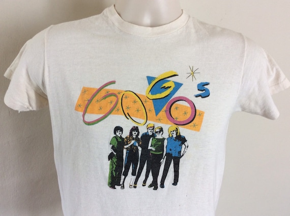 Vtg Early 80s The Go-Go's T-Shirt White XS/S New Wave Punk | Etsy