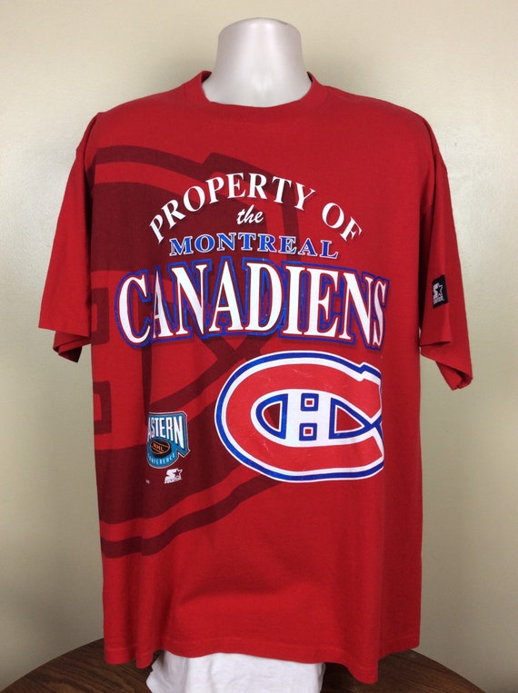 T-shirt à manches longues et lacets pour femme des Canadiens de Montréal, coupe du chapeau