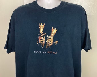 PEARL JAM Tシャツ RIOT ACT ANVIL 2003年 VINTAGE 2003 PEARL JAM RIOT ACT NORTH AMERICA TOUR ROCK T