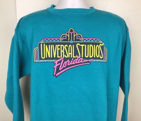 Vtg 90s Universal Studios Florida Crewneck Sweats… - image 1