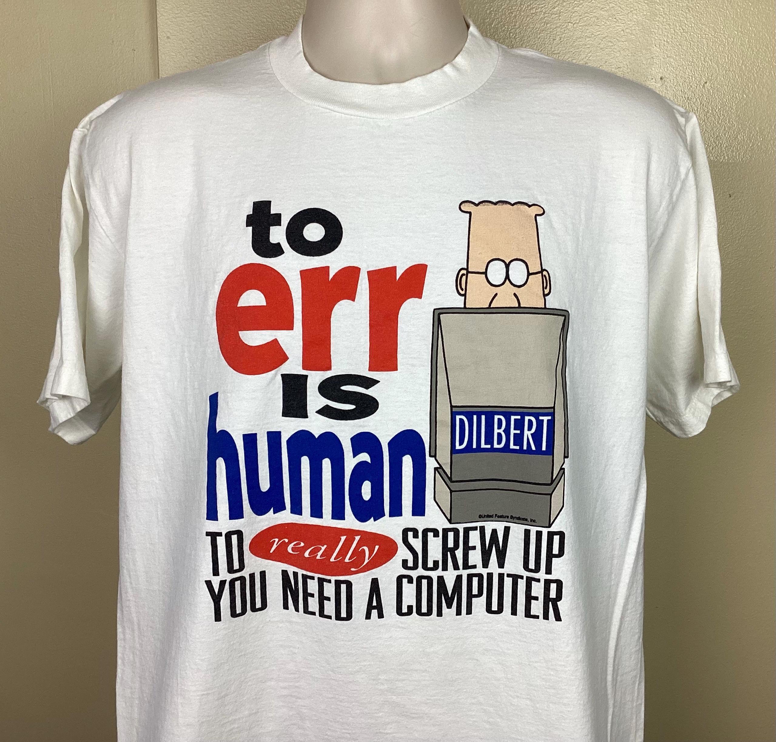 ヴィンテージ 90年代 ディルバート Tシャツ ホワイト L スコット 