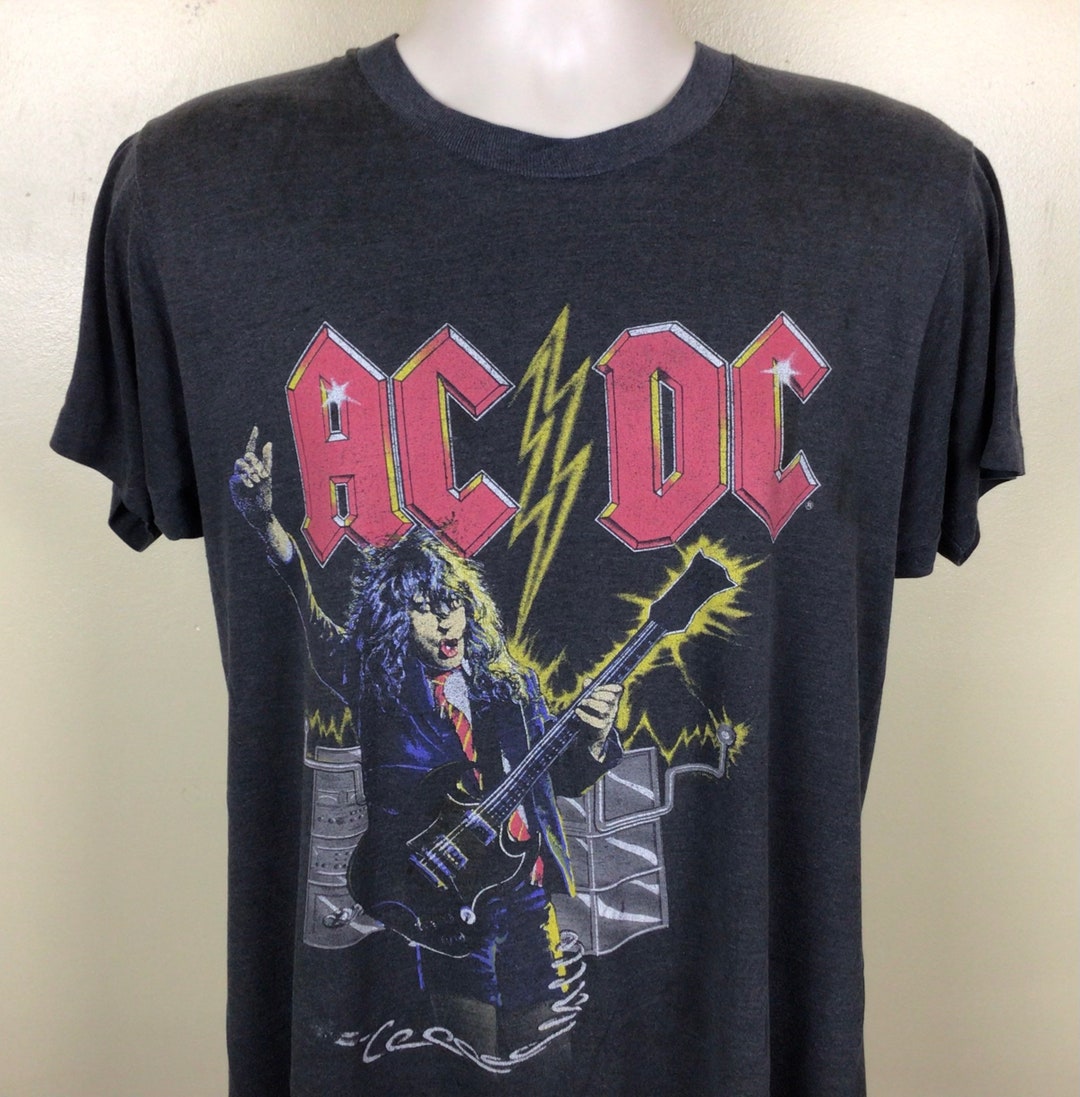 ヴィンテージ 1986 AC/DC Who Made Who コンサート Tシャツ