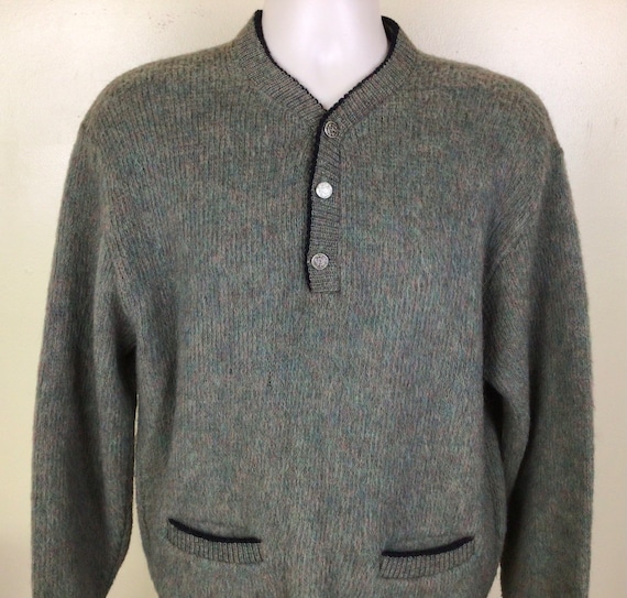 Buy Vtg 60s Glen Dee Mohair Blend Sweater Green L Pullover Online 