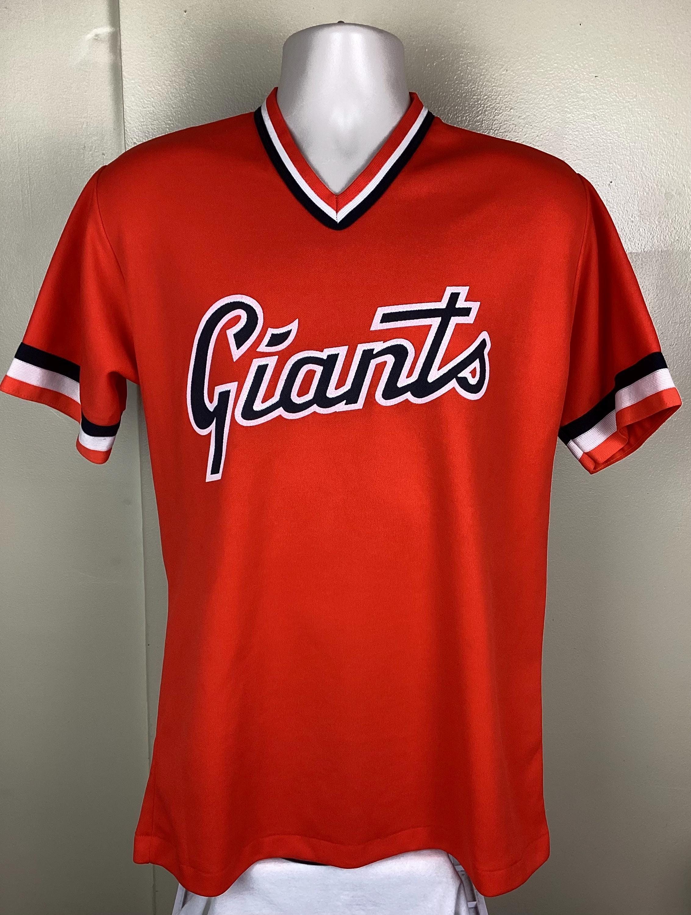 Vintage 80s San Francisco Giants Jersey Orange M/L MLB Baseball