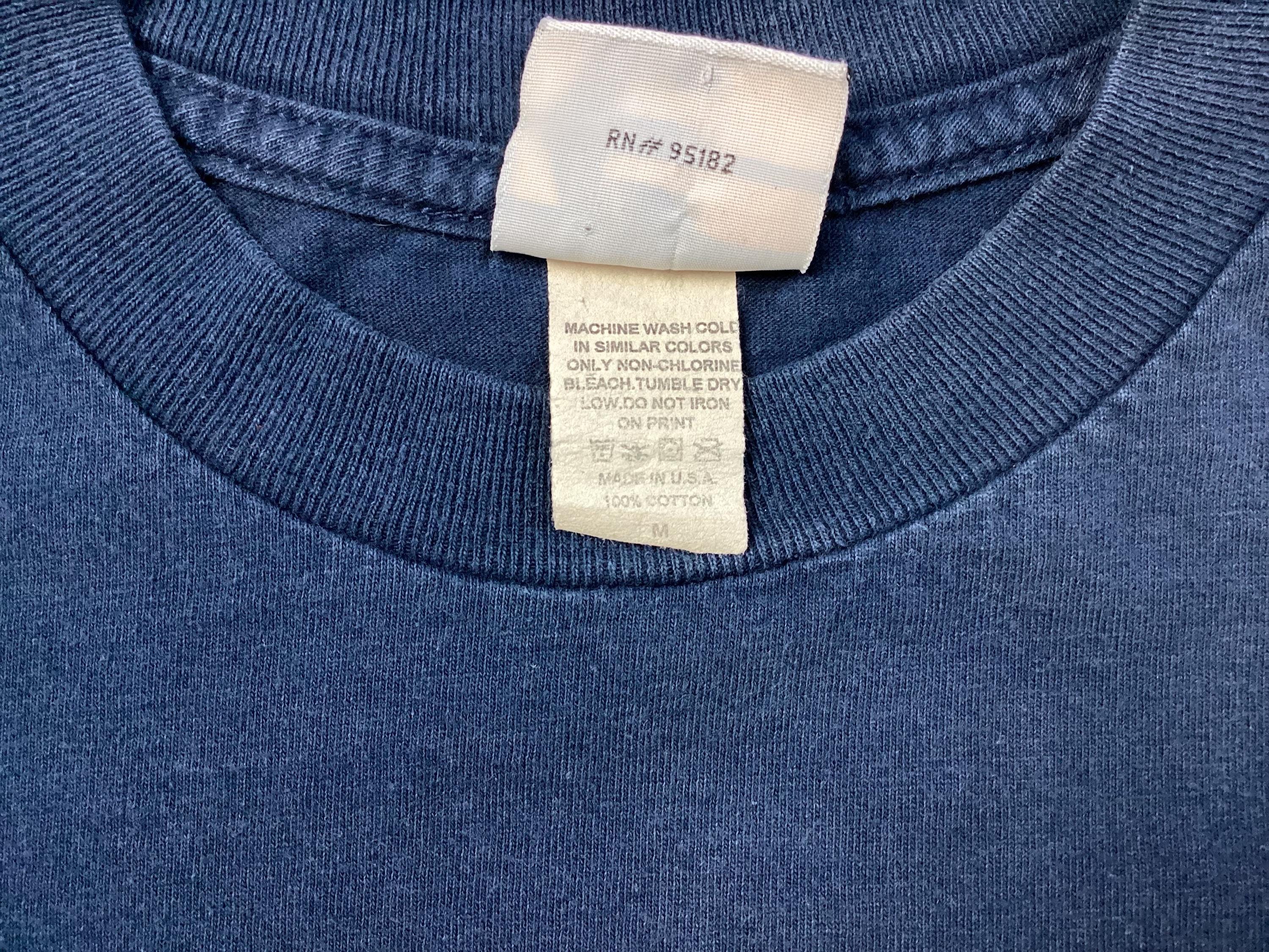 Vintage 90s Etnies Long Sleeve T-shirt Blue M Made in USA