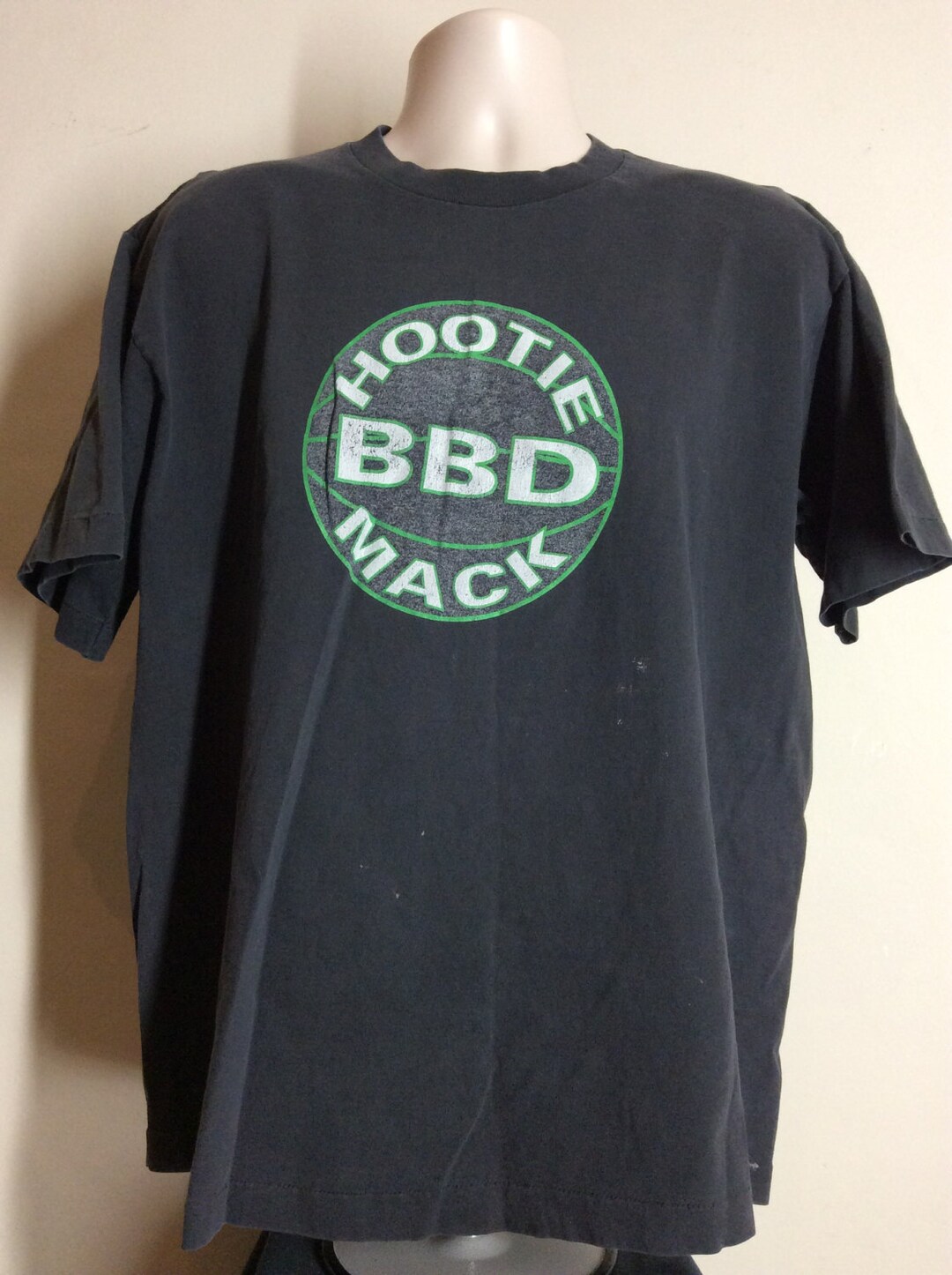 Vtg 1993 Bell Biv Devoe BBD Hootie Mack T-shirt Black XL 90s R&B