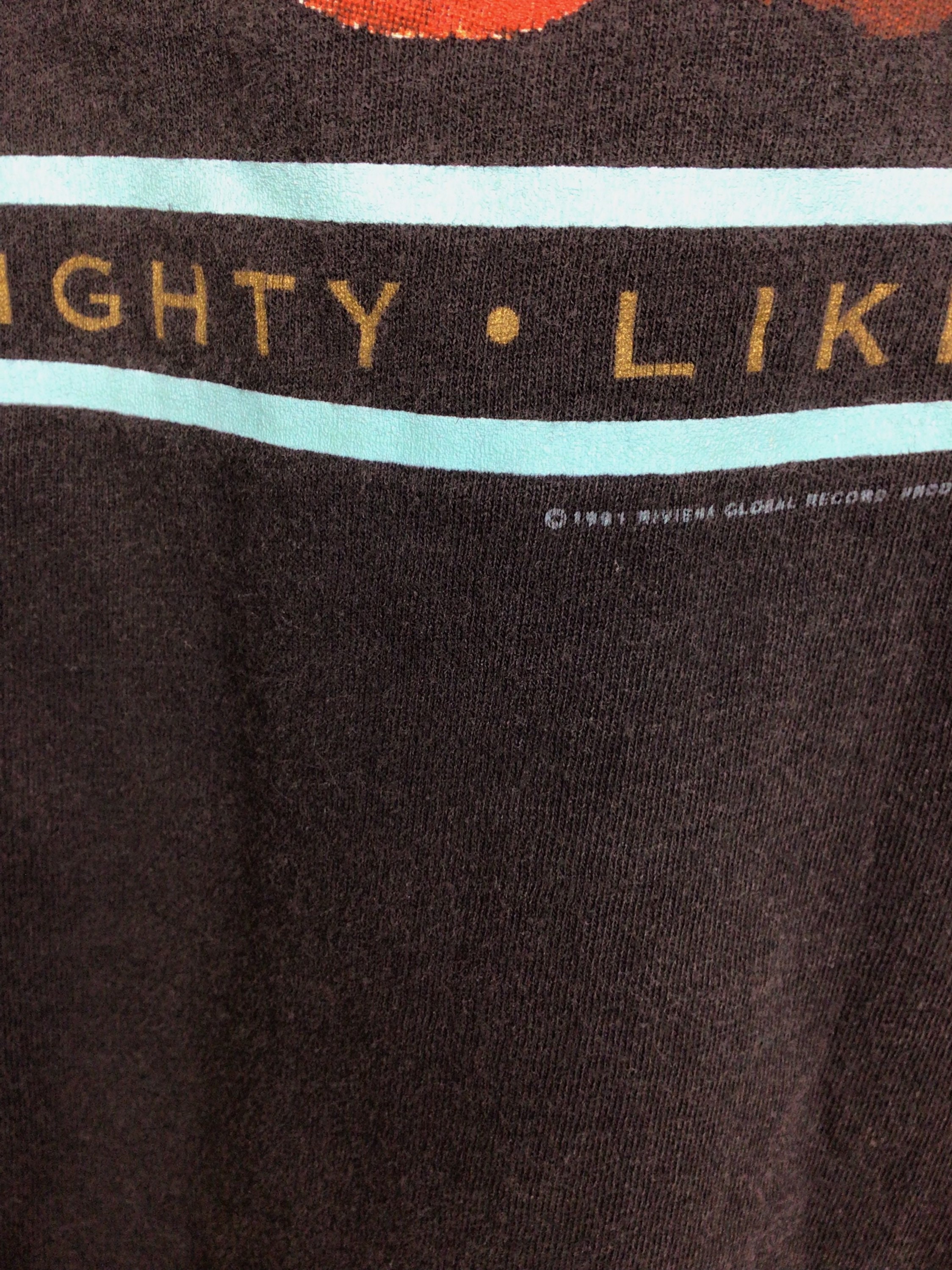 ヴィンテージ 1991 エルヴィス コステロ Tシャツ ブラック L 90