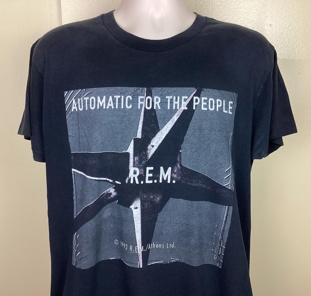 激レア90'S当時物 R.E.M バンドTシャツ ヴィンテージ 激レア90'S当時物 R.E.M バンドTシャツ ヴィンテージ サイズXLの