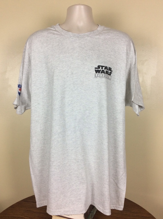 Vtg 1999 Star Wars Episode I the Phantom Menace T-shirt Heather