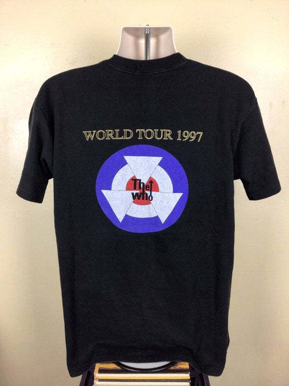 Vtg 1997 The Who Quadrophenia Concert T-Shirt Bla… - image 4