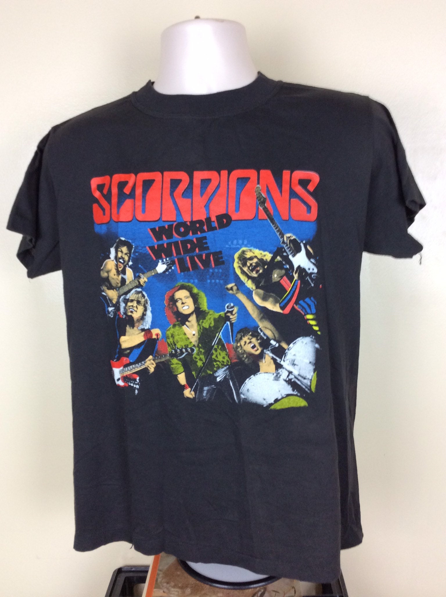 Scorpions 80s Promo Deadstock Vintage Concert Tour T Shirt
