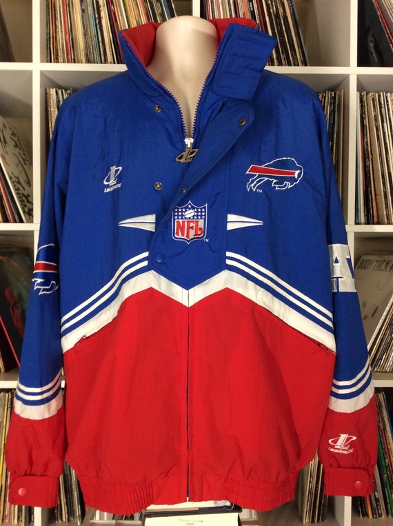 Vtg 90s Buffalo Bills Logo Athletic Windbreaker Ja