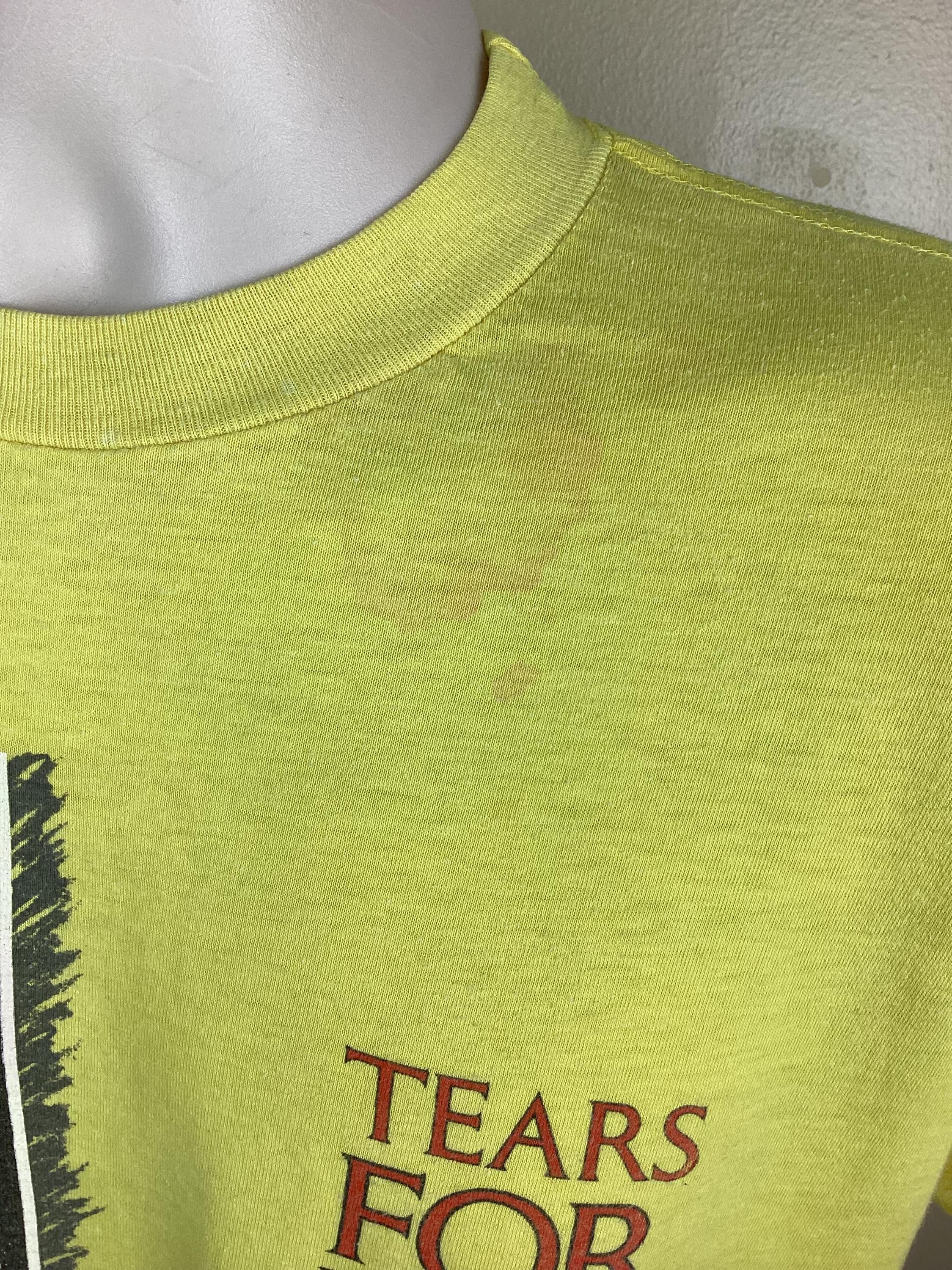 ヴィンテージ 1985 ティアーズ・フォー・フィアーズ コンサートTシャツ 