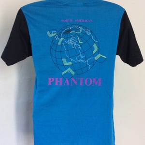 Vtg 1984 the Fixx Phantom Tour Concert T-shirt Blue M/L 80s New Wave