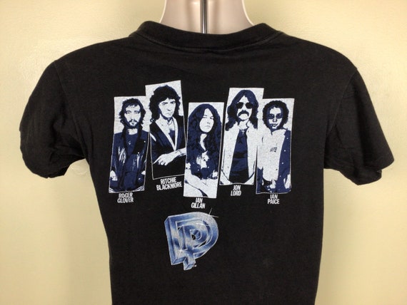 Vtg 1985 Deep Purple Perfect Strangers T-shirt Black S/M 80s Vtg 1985 Deep Purple Perfect Strangers T-shirt Black S/M 80s