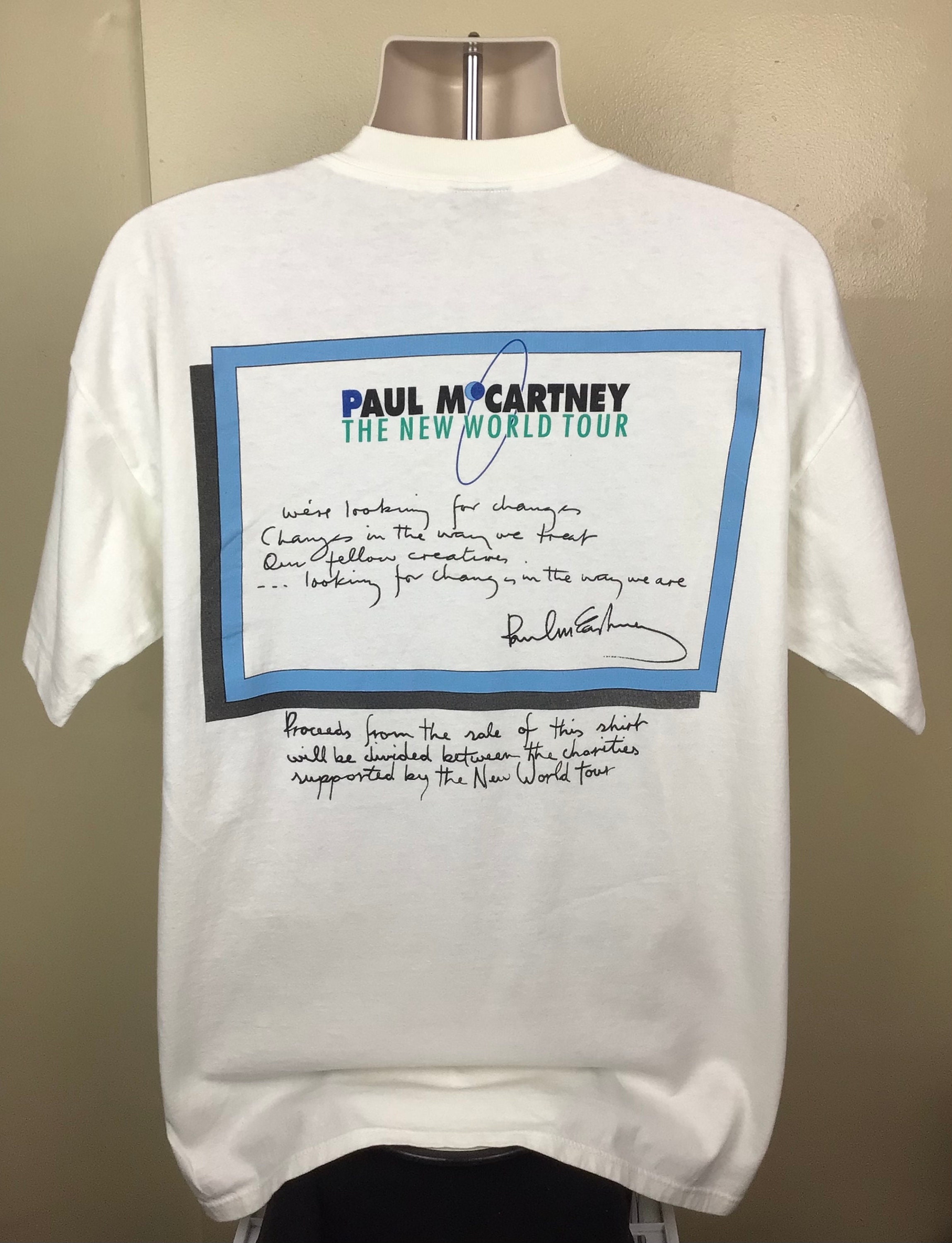 ヴィンテージ 1993 ポール マッカートニー ニュー ワールド ツアー