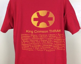 キングクリムゾン　1995 ツアーTシャツ　Vrooom / Thrak