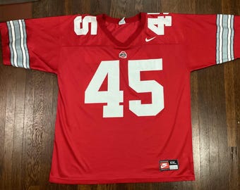 Maglia da football vintage dell'Ohio State #45 Archie Griffin anni '90 Nike Team XXL rossa