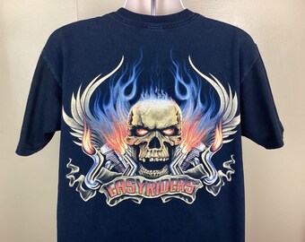 バイクウェア・装備 Easyriders T-shirts 90s Vintage Easyriders Motorcycle Tee Shirt 90's Thrashed