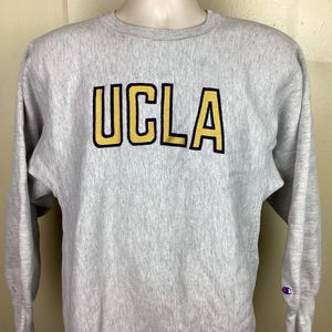 Vintage 1990s Distressed UCLA Champion Reverse Weave