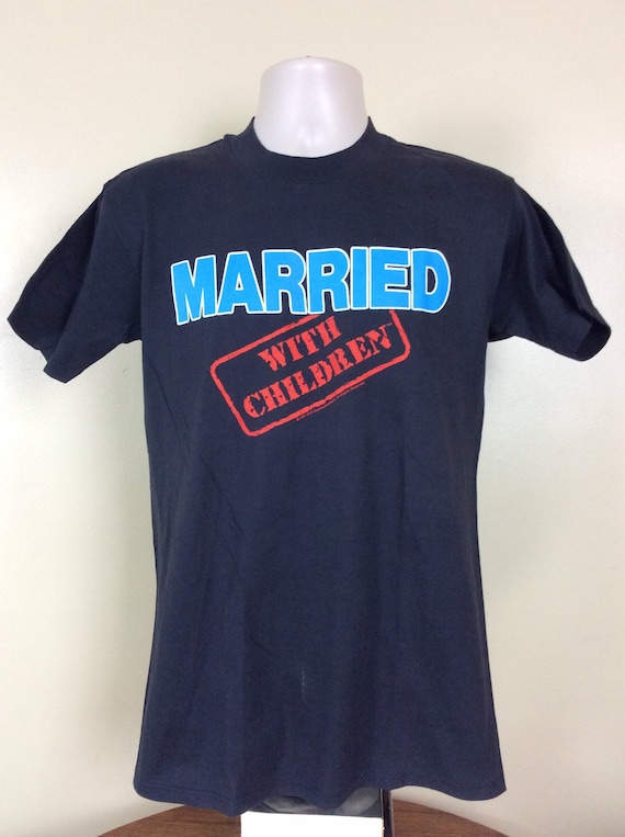 USA正規品【L】 激レア HGC 米国TVドラマ 1987-1997 Married with Children Vネック ベースボールシャツ ＃14 アルバンディー シットコム Vtg 1987 Married With Children T-shirt Black M 80s TV Show