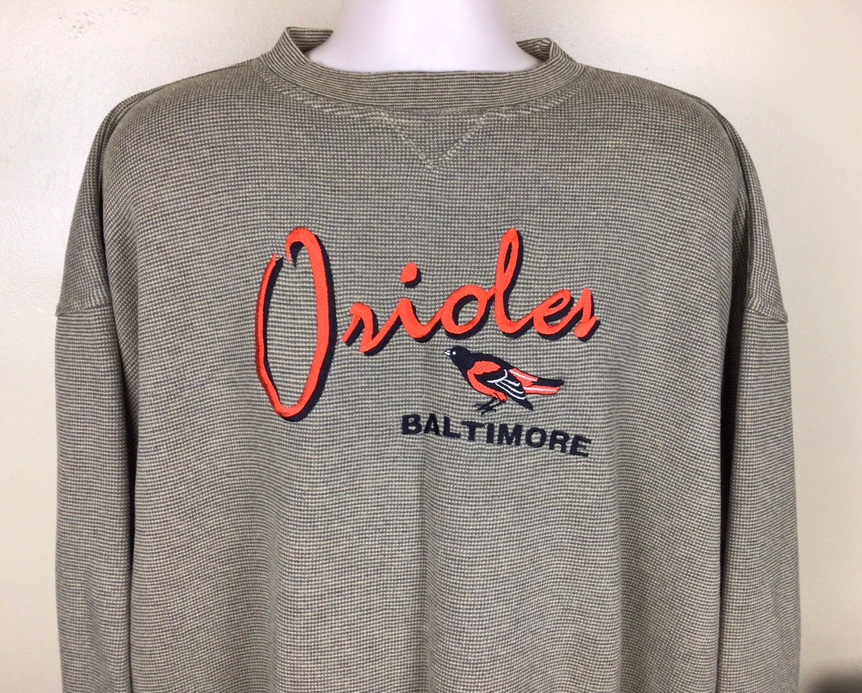 Vintage Baltimore Orioles MLB Crewneck sweatshirt. Tagged as a large.