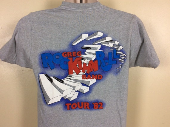 Vtg 1982 Greg Kihn Band Concert T-Shirt Heather G… - image 4