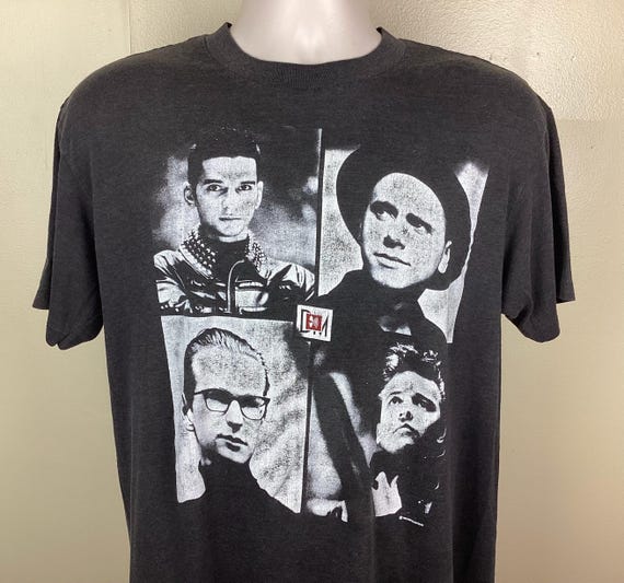 Vtg 1988 Depeche Mode Concert T-shirt Black L/XL 80s Synth Pop