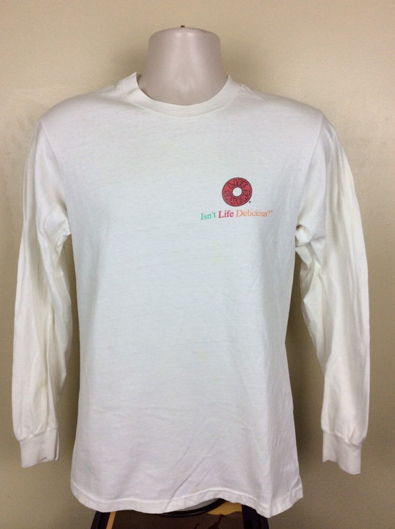 Vtg 1991 Life Savers Long Sleeve T-Shirt White M … - image 2