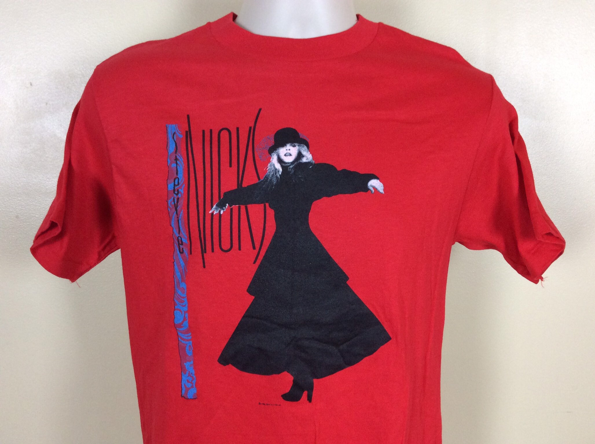 レディース 古着 80s USA製 Stevie Nicks 「ROCCK A LITTLE」 1986 WORLD TOUR シンガー アーティスト Tシャツ S 古着 レディース 古着 80s USA製 Stevie Nicks 「ROCCK A LITTLE