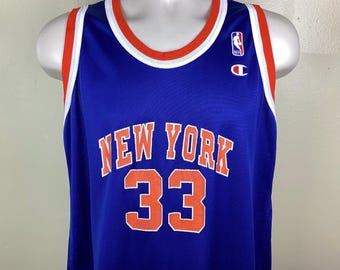 Maillot De Basket Vintage Georgetown Hoyas #33 - Taille XL - Homme - Occasion - Ewing