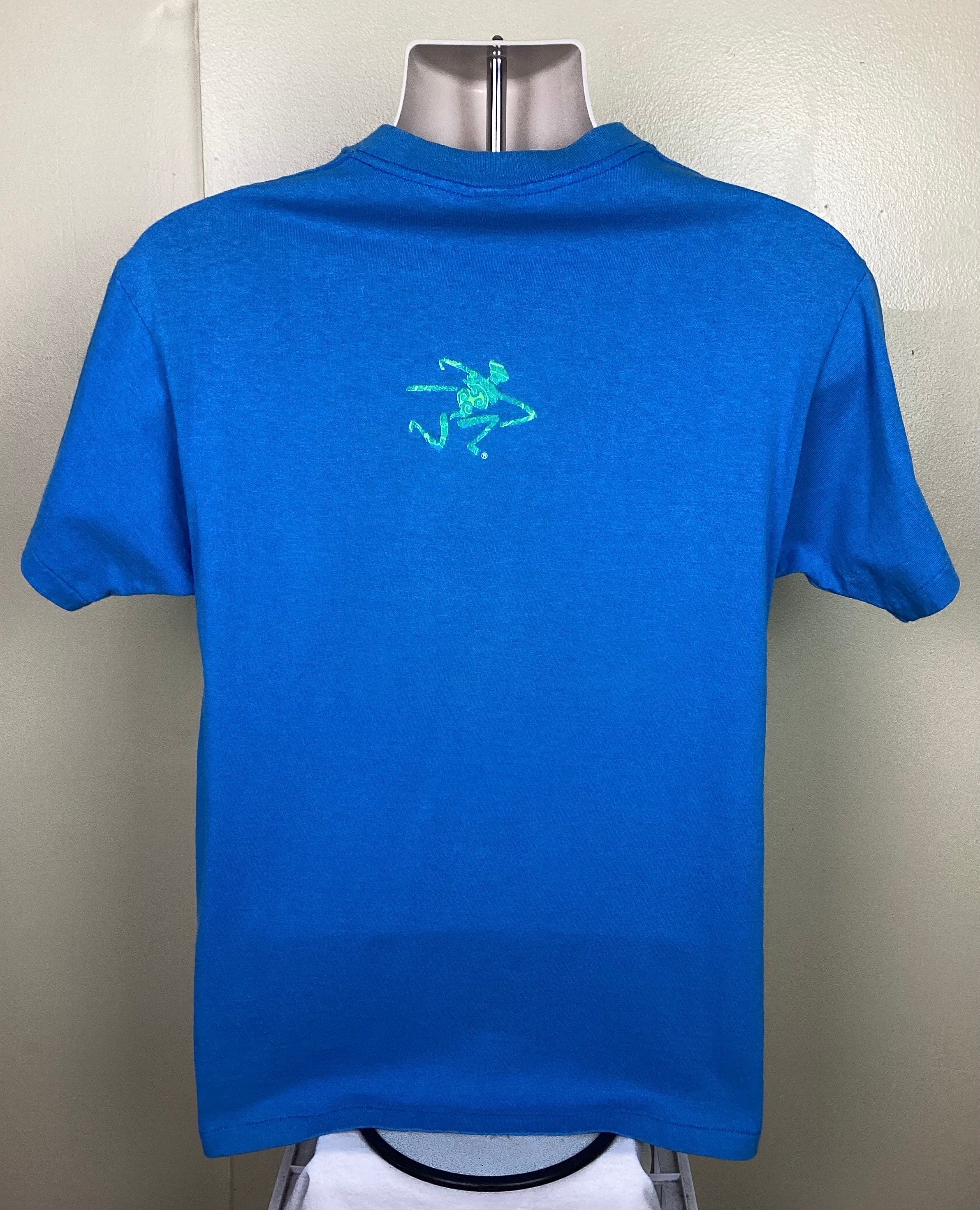 Vtg 1992 OP Ocean Pacific T-shirt Blue M 90s Surf Skate