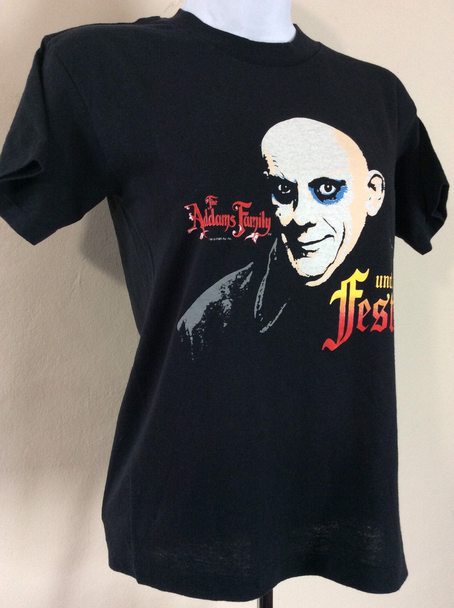 Vtg 1991 the Addams Family T-shirt Black 90s Uncle Fester Kids - Etsy