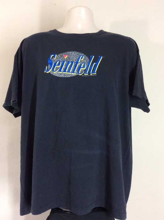 Vtg 1992 Seinfeld T-Shirt Black XL/XXL 90s TV Show