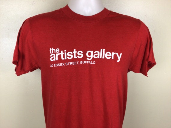 Vtg 80s The Artists Gallery Essex Street Buffalo NY T… - Gem