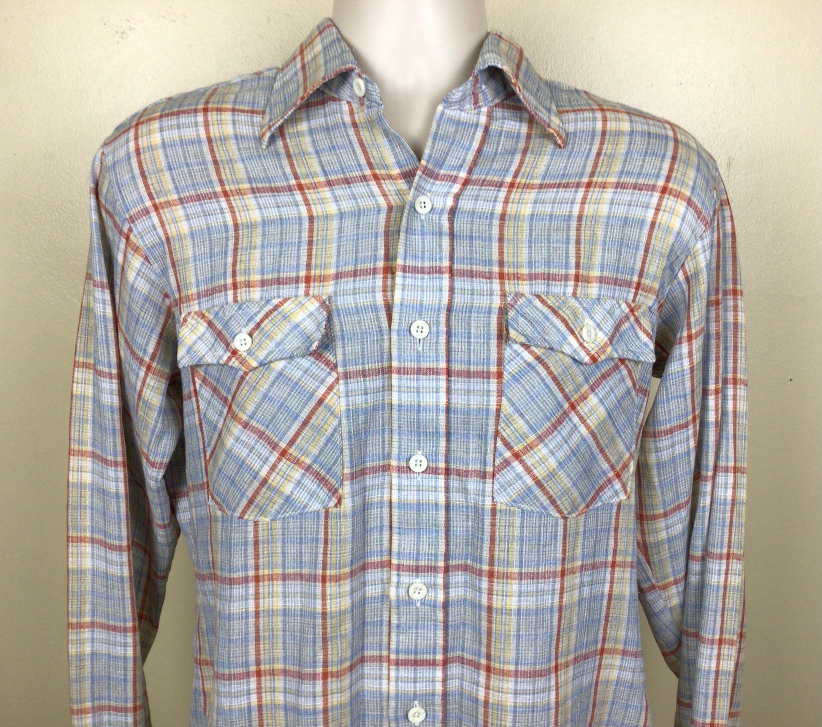 Vintage JC Penney Styled in California Striped Polo Shirt SZ
